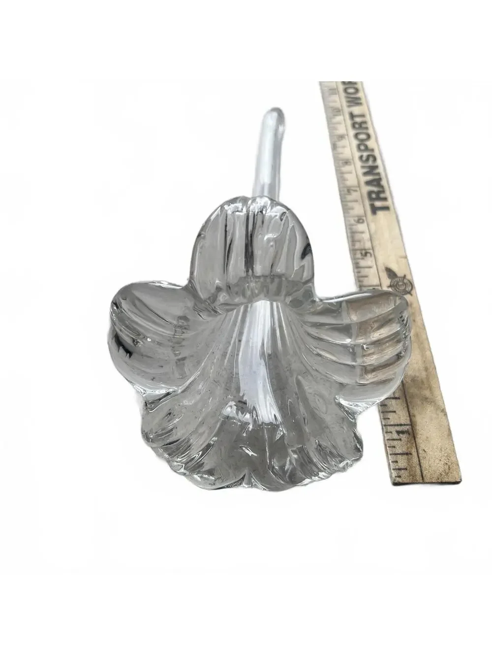 Glass Flower Shaped Vase